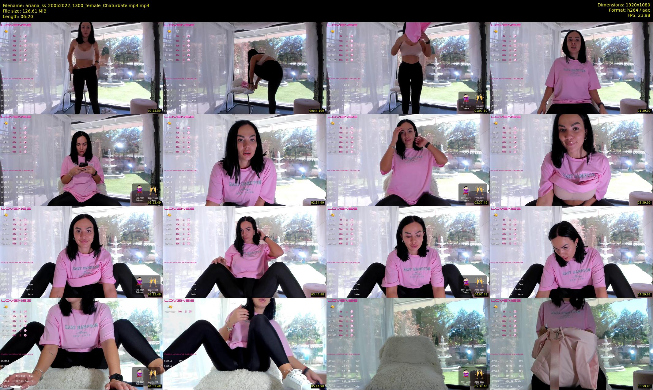 ariana_ss — 7 minute Chaturbate female cam show recording, 1080p, May 20, 2022