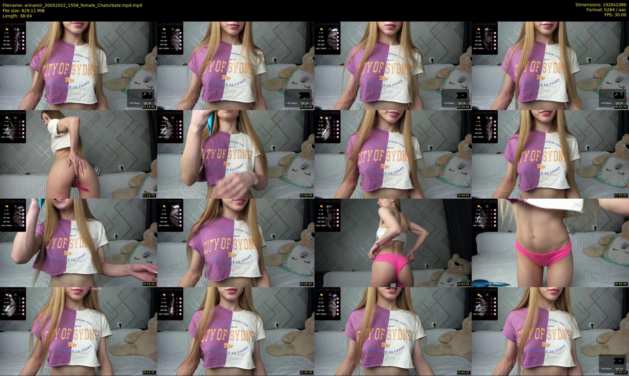 arinamir — 39 minute Chaturbate female cam show recording, 1080p, May 20, 2022