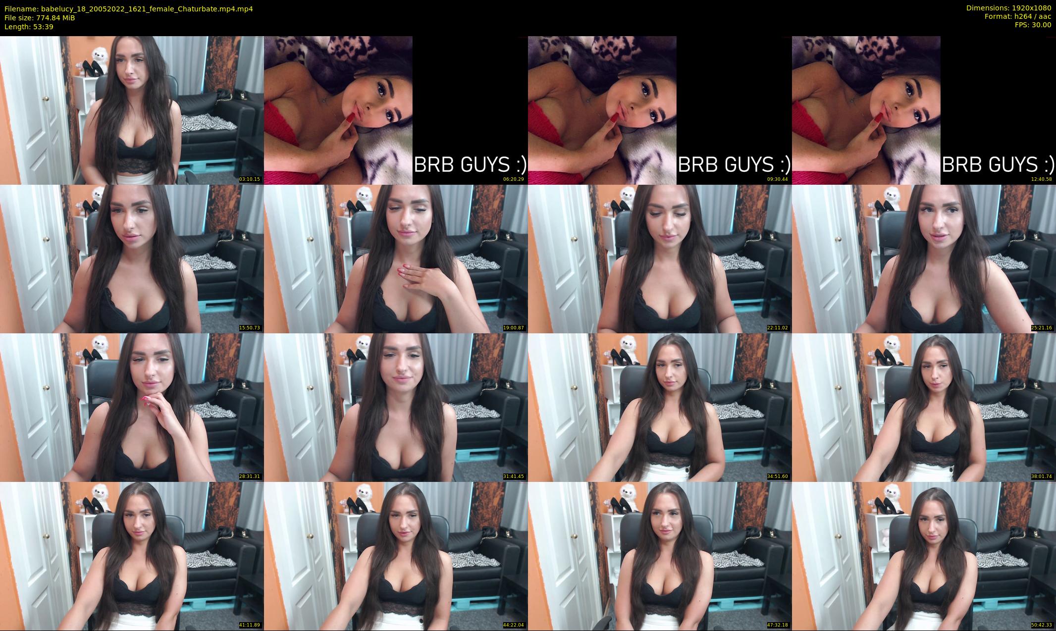 babelucy_18 — 54 minute Chaturbate female cam show recording, 1080p, May 20, 2022