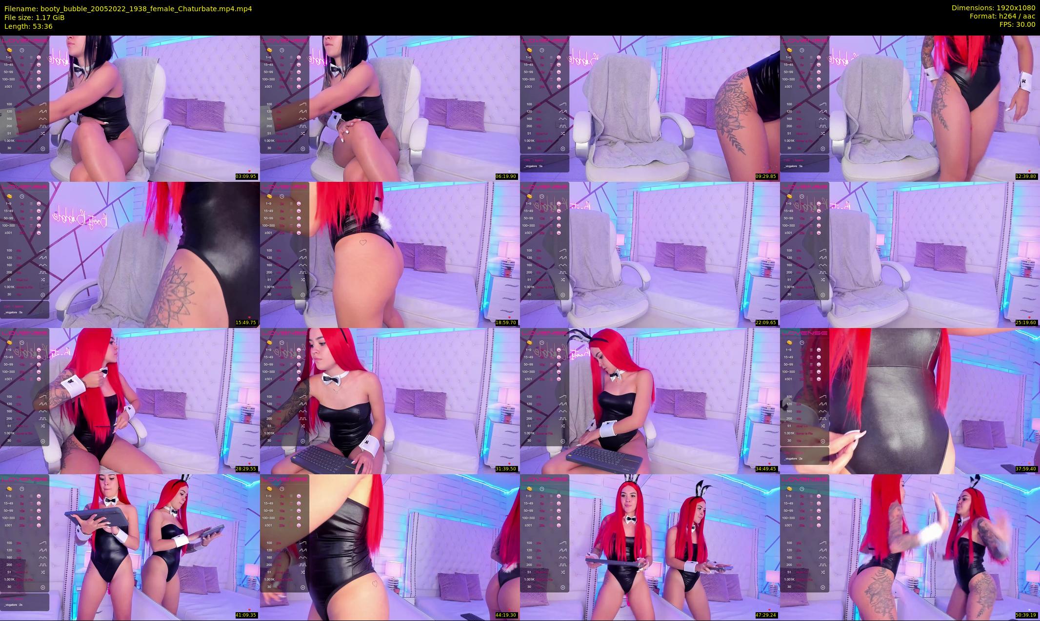booty_bubble — 54 minute Chaturbate female cam show recording, 1080p, May 20, 2022