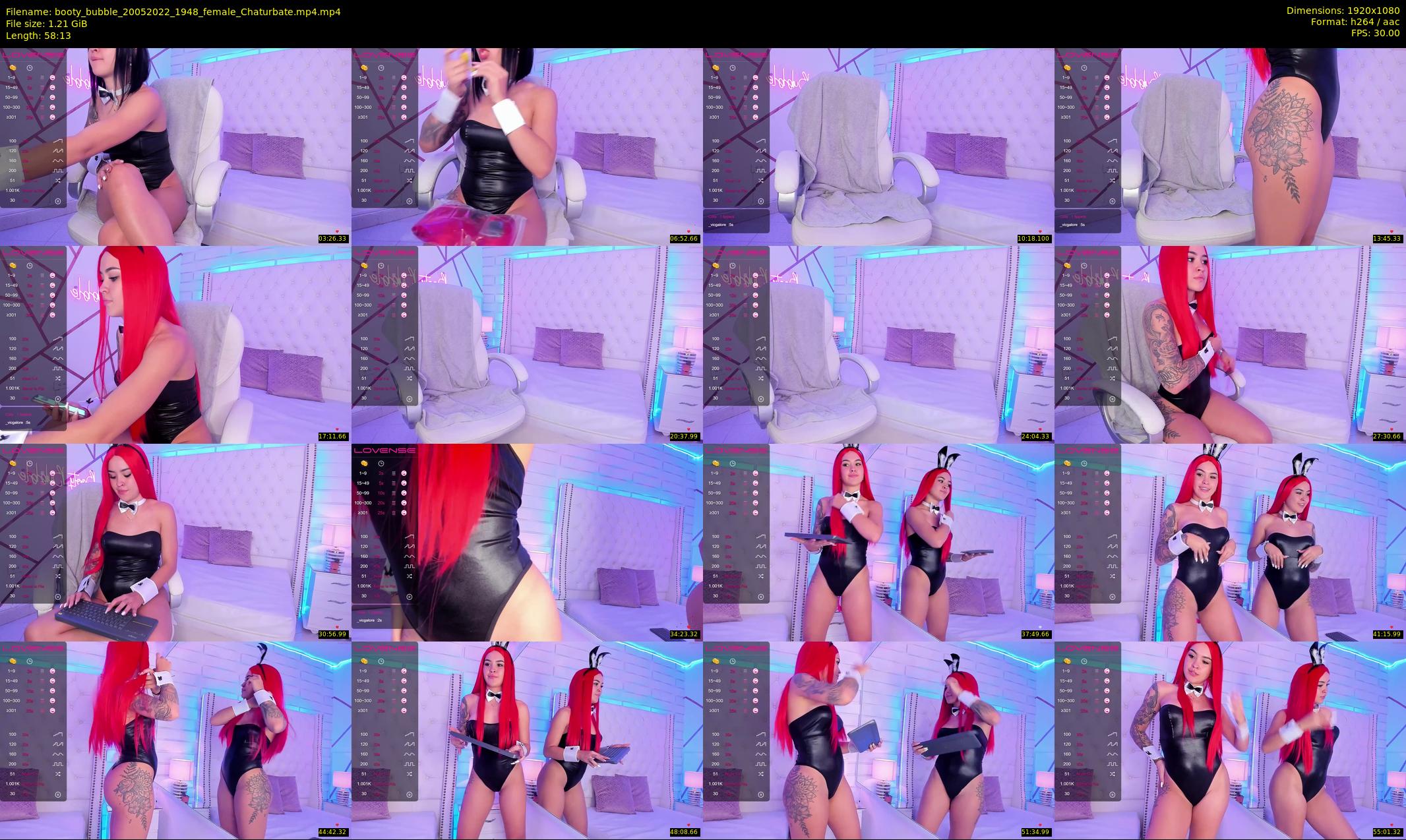 booty_bubble — 59 minute Chaturbate female cam show recording, 1080p, May 20, 2022