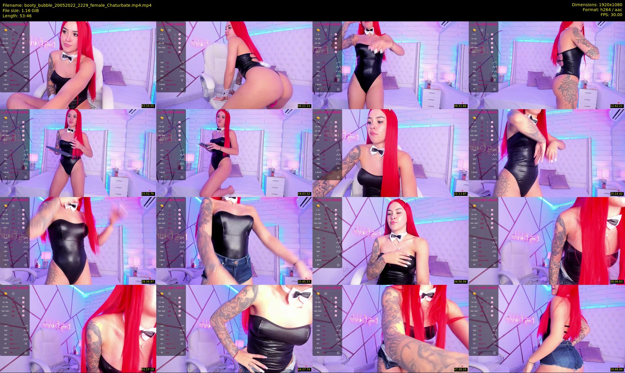 booty_bubble — 54 minute Chaturbate female cam show recording, 1080p, May 20, 2022