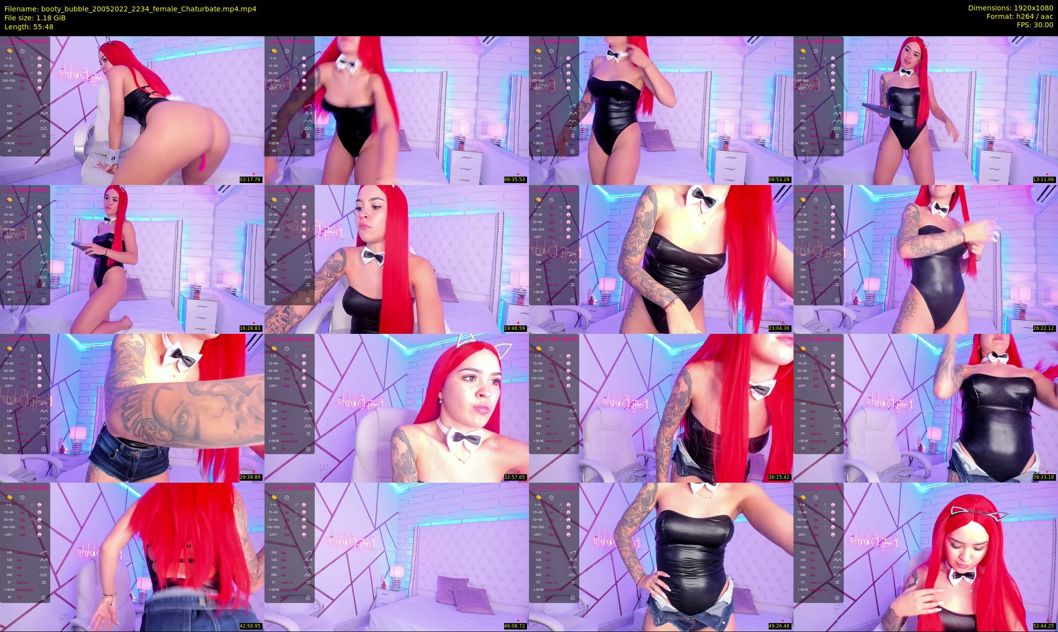 booty_bubble — 56 minute Chaturbate female cam show recording, 1080p, May 20, 2022
