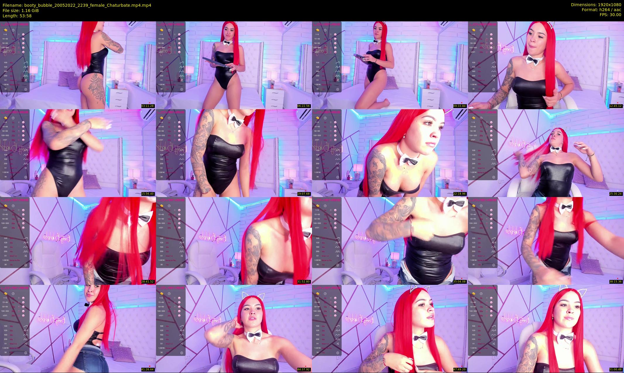 booty_bubble — 54 minute Chaturbate female cam show recording, 1080p, May 20, 2022