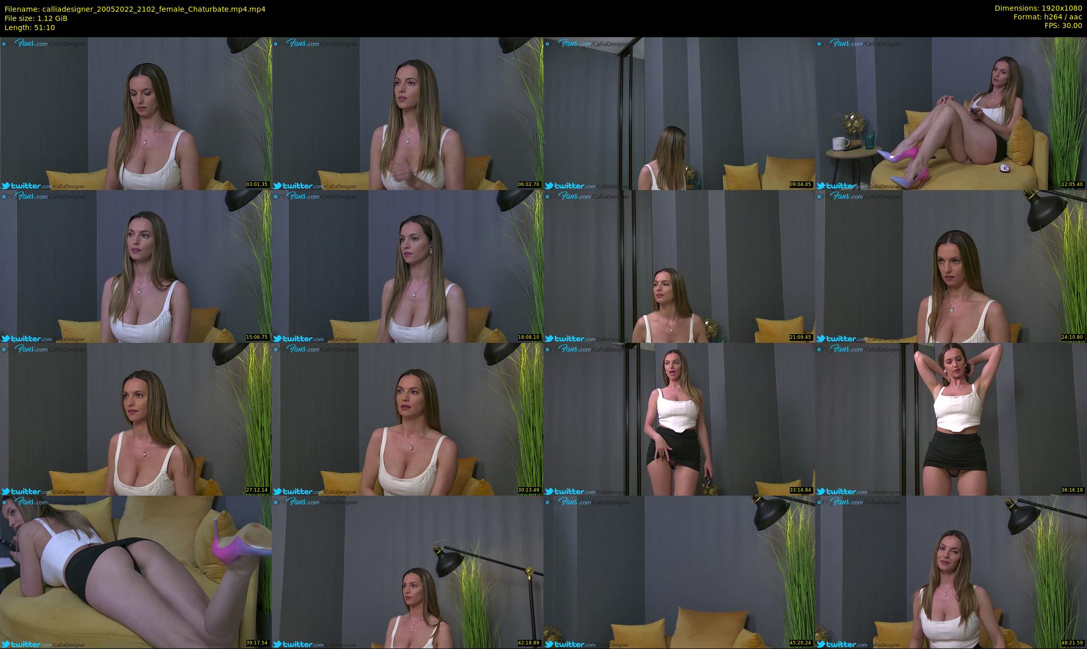 calliadesigner — 52 minute Chaturbate female cam show recording, 1080p, May 20, 2022