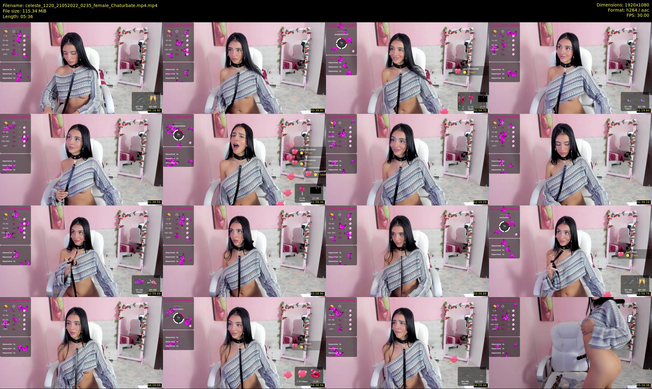 celeste_1220 — 6 minute Chaturbate female cam show recording, 1080p, May 21, 2022