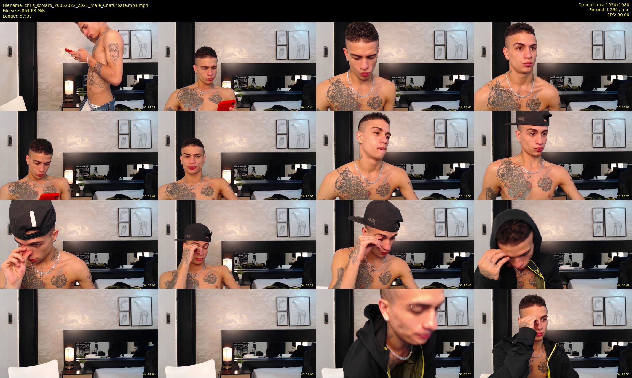 chris_scolaro — 58 minute Chaturbate male cam show recording, 1080p, May 20, 2022