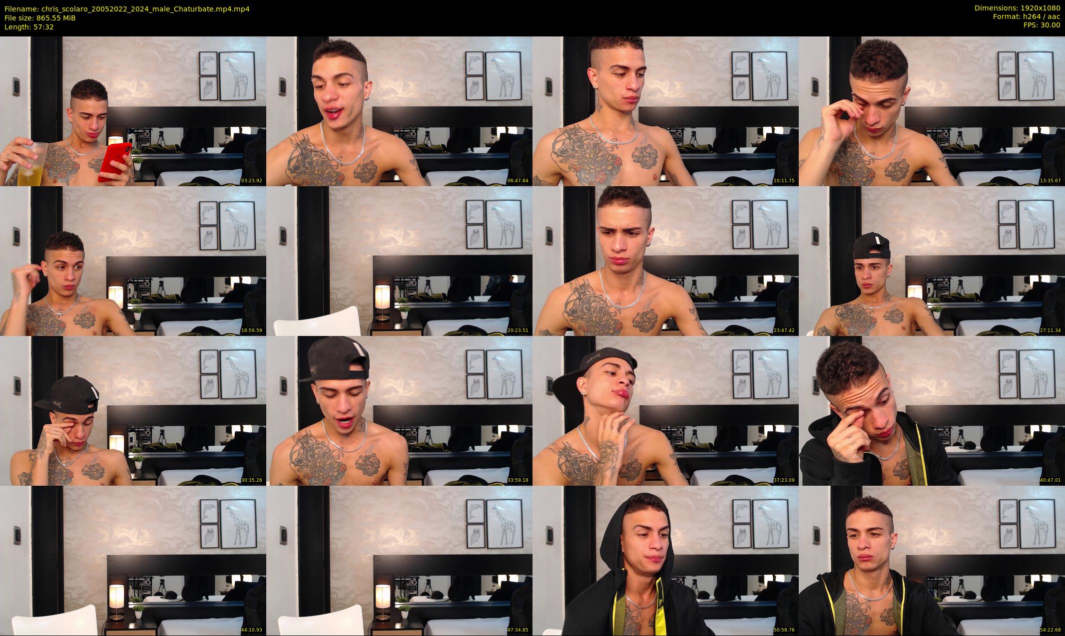 chris_scolaro — 58 minute Chaturbate male cam show recording, 1080p, May 20, 2022