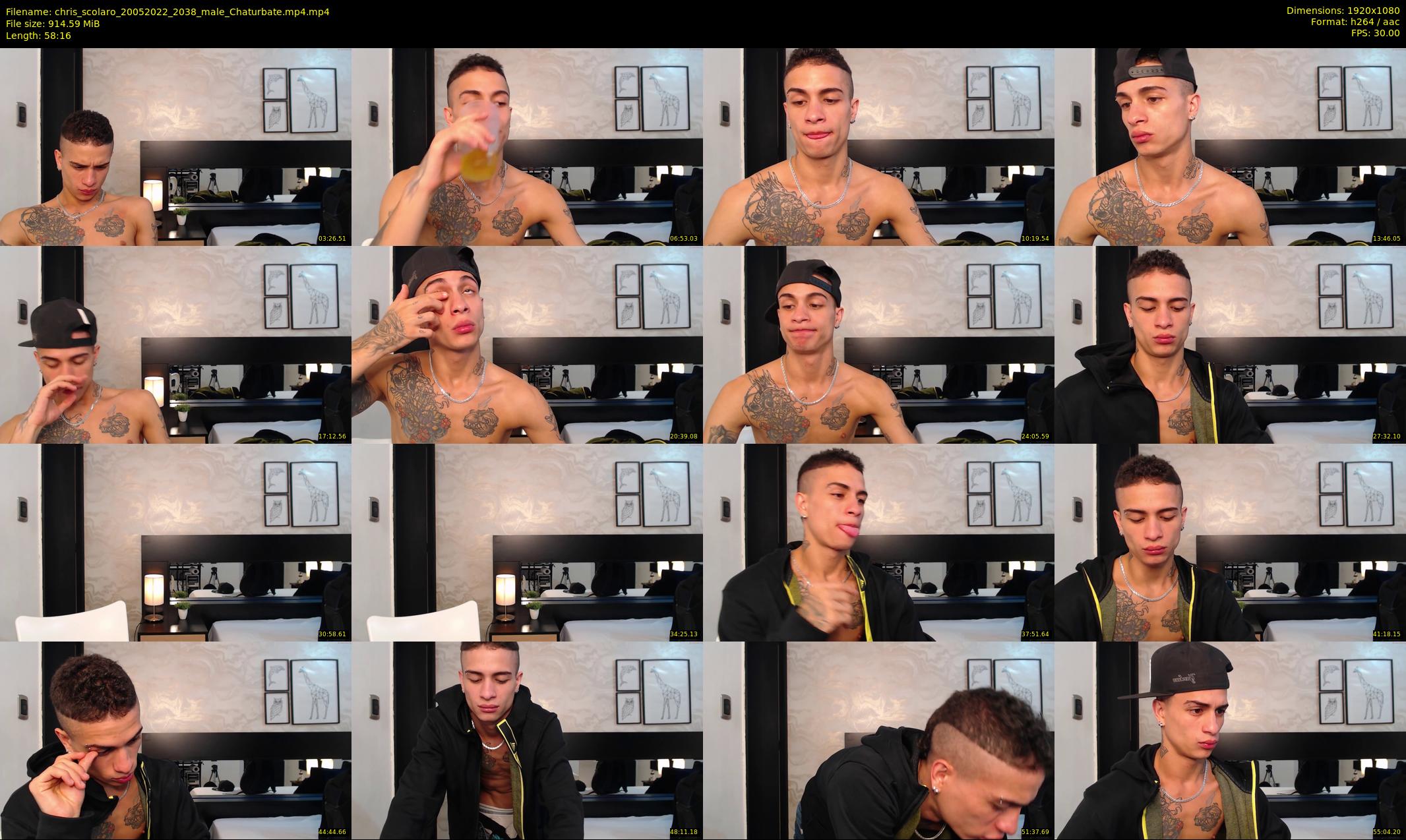 chris_scolaro — 59 minute Chaturbate male cam show recording, 1080p, May 20, 2022