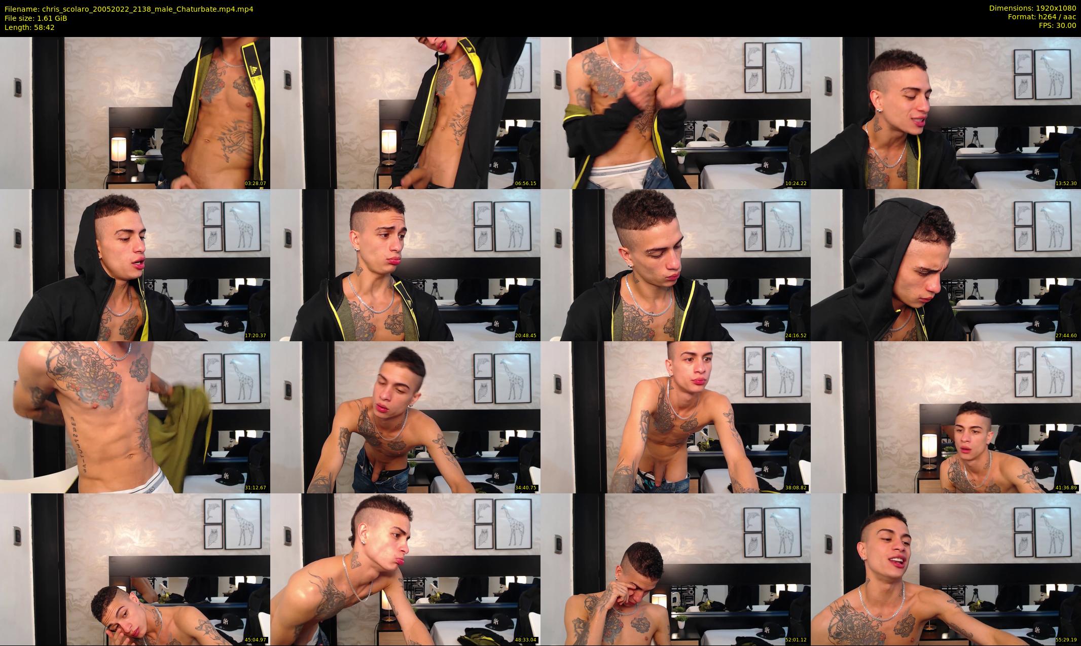 chris_scolaro — 59 minute Chaturbate male cam show recording, 1080p, May 20, 2022