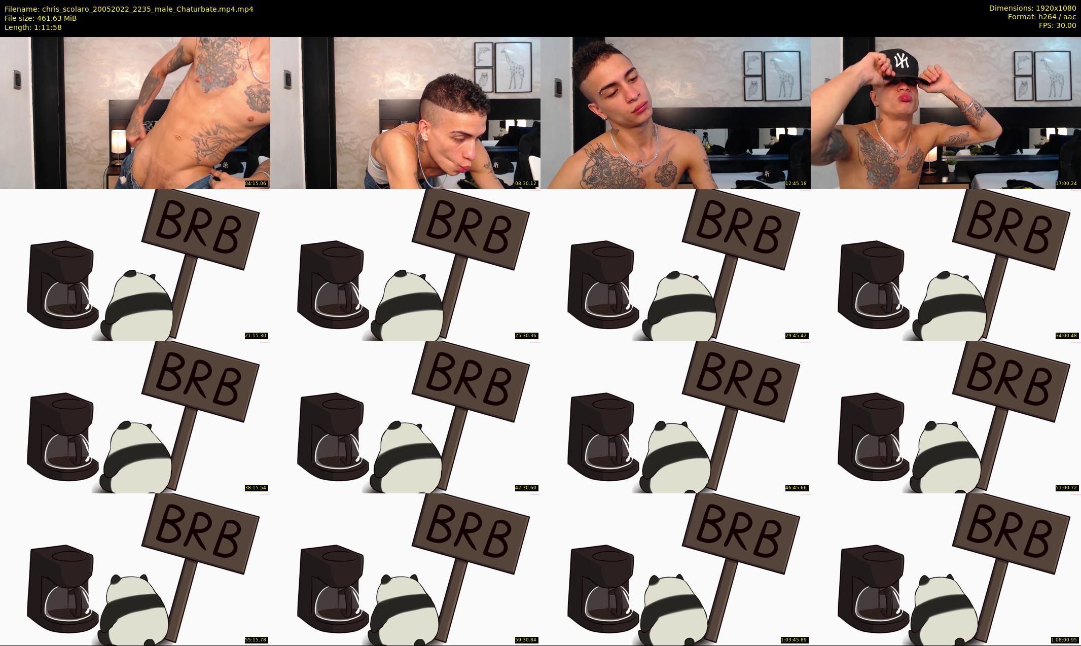 chris_scolaro — 72 minute Chaturbate male cam show recording, 1080p, May 20, 2022