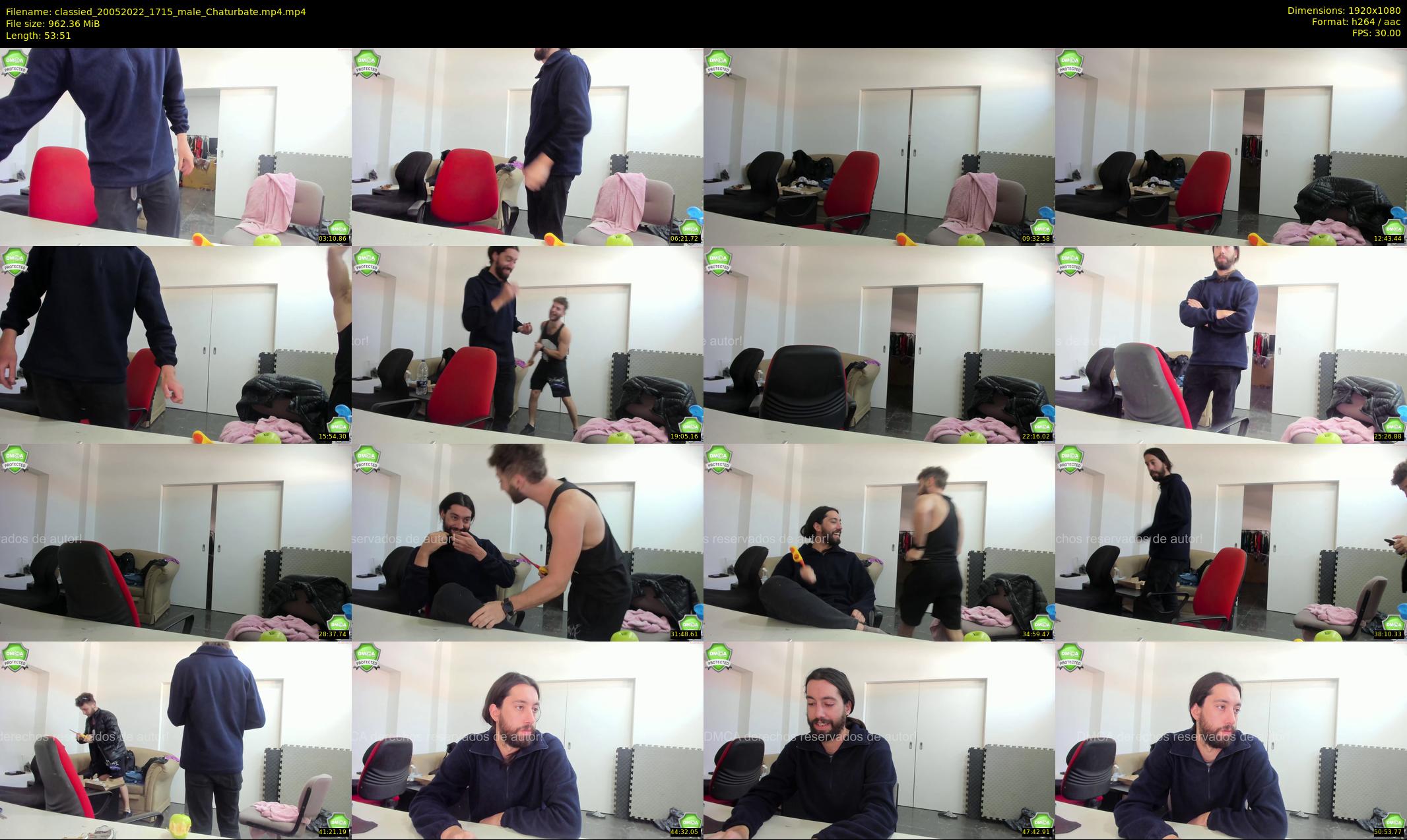 classied — 54 minute Chaturbate male cam show recording, 1080p, May 20, 2022