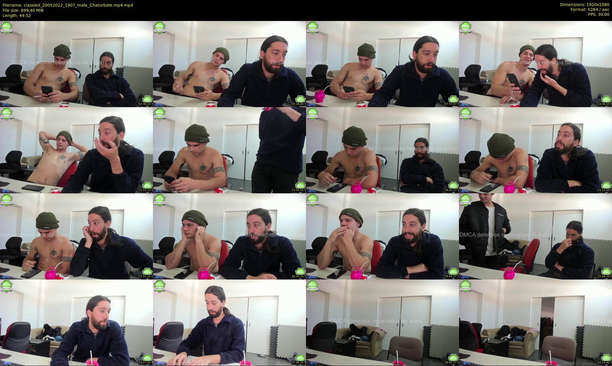 classied — 45 minute Chaturbate male cam show recording, 1080p, May 20, 2022