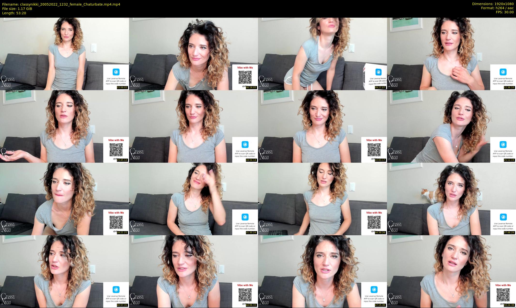 classynikki — 54 minute Chaturbate female cam show recording, 1080p, May 20, 2022