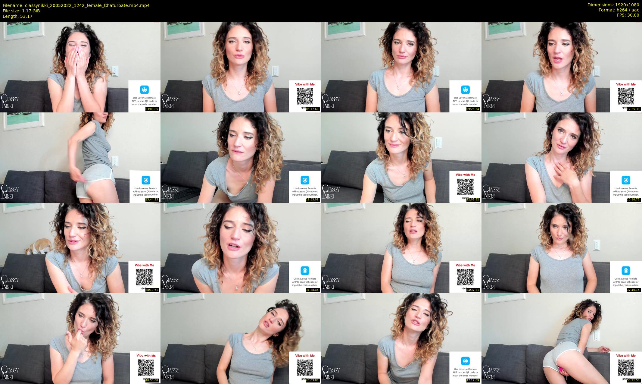 classynikki — 54 minute Chaturbate female cam show recording, 1080p, May 20, 2022