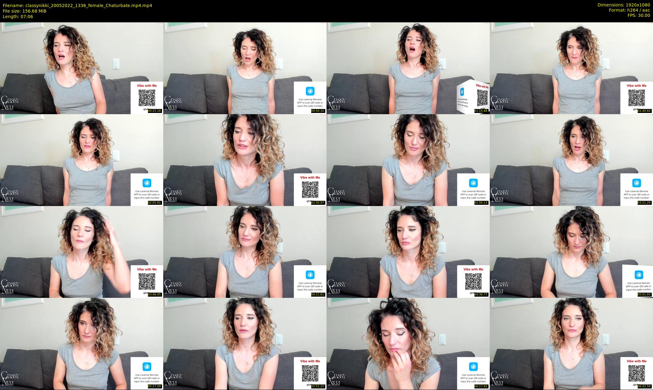 classynikki — 8 minute Chaturbate female cam show recording, 1080p, May 20, 2022