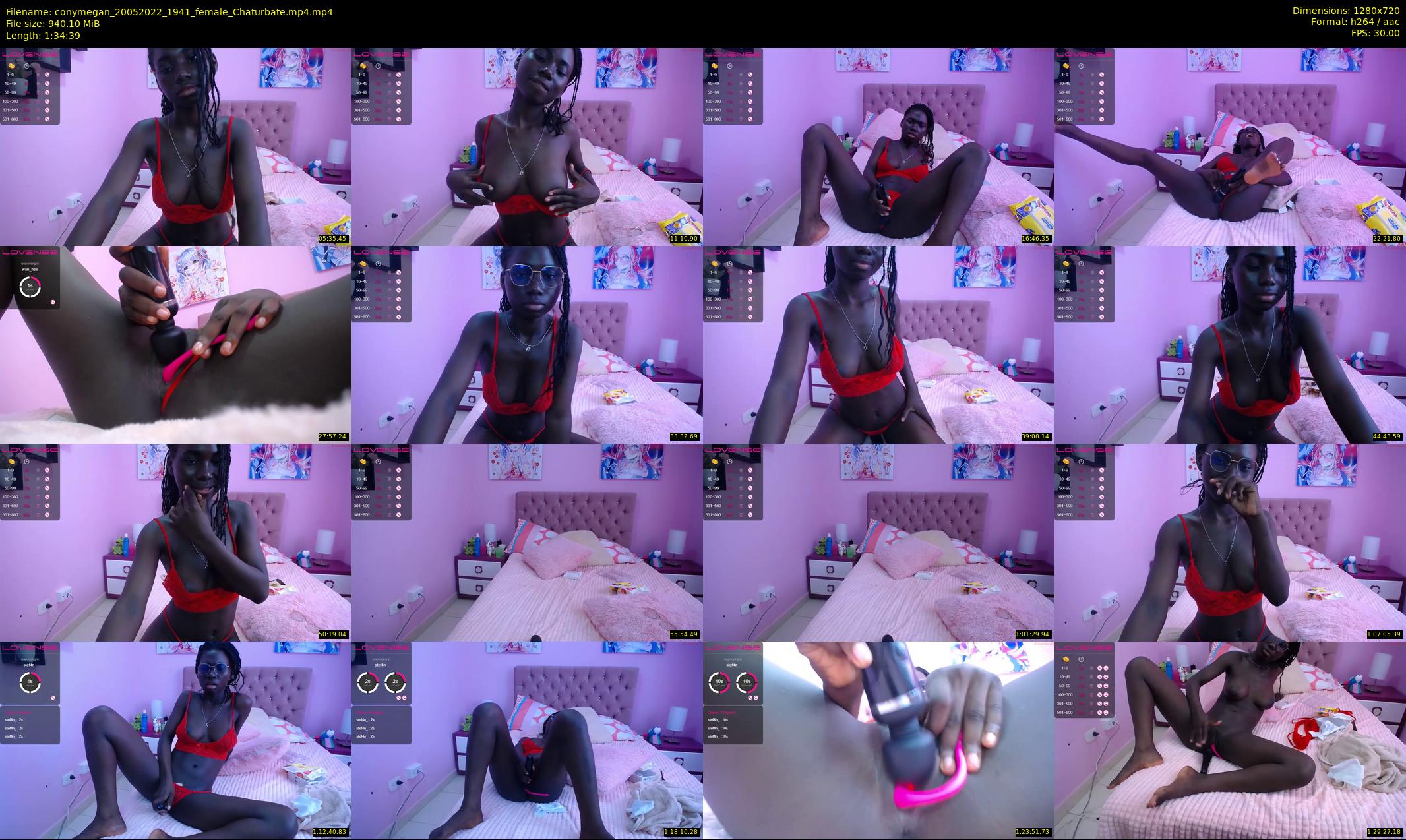 conymegan — 95 minute Chaturbate female cam show recording, 720p, May 20, 2022