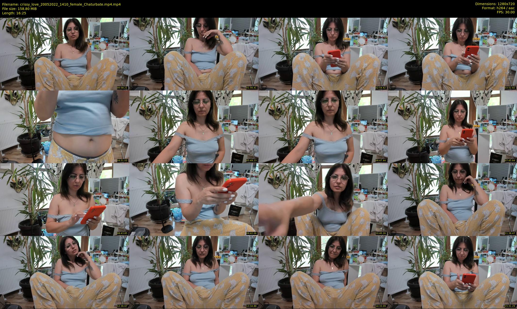 crissy_love — 17 minute Chaturbate female cam show recording, 720p, May 20, 2022