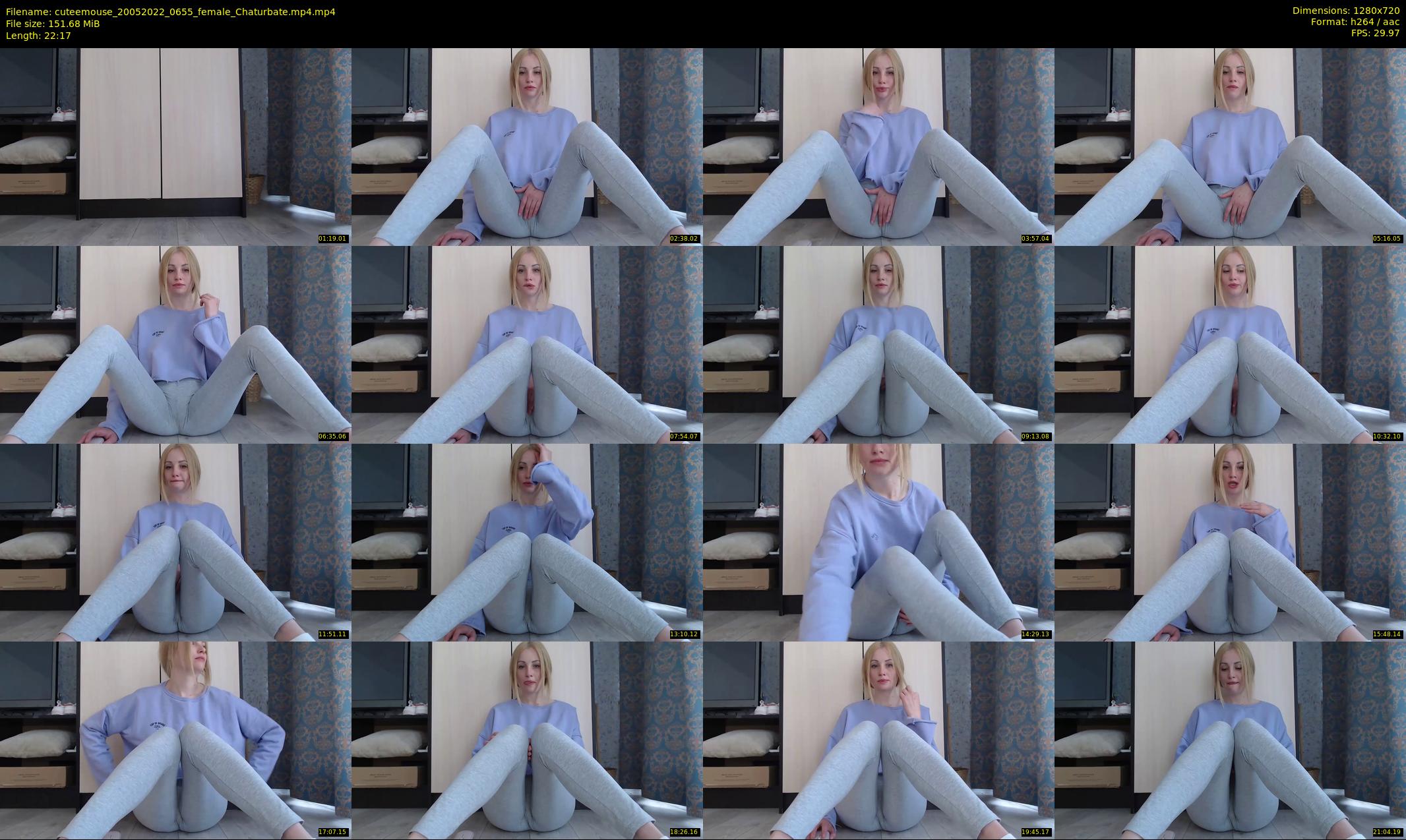 cuteemouse — 23 minute Chaturbate female cam show recording, 720p, May 20, 2022