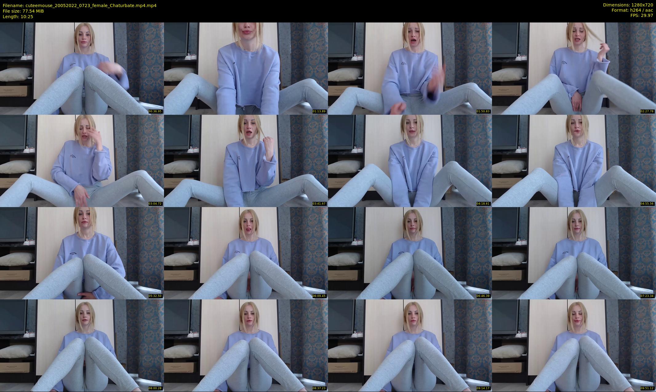 cuteemouse — 11 minute Chaturbate female cam show recording, 720p, May 20, 2022