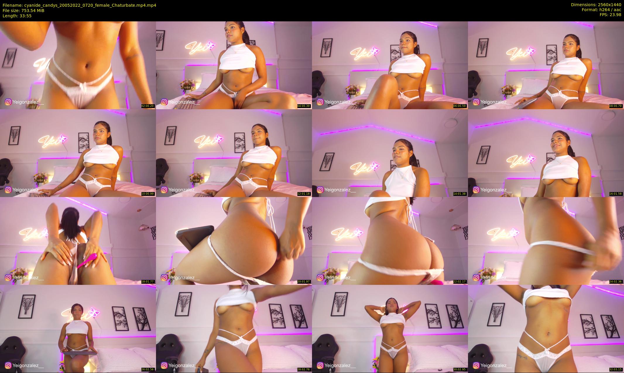 cyanide_candys — 34 minute Chaturbate female cam show recording, 1080p, May 20, 2022