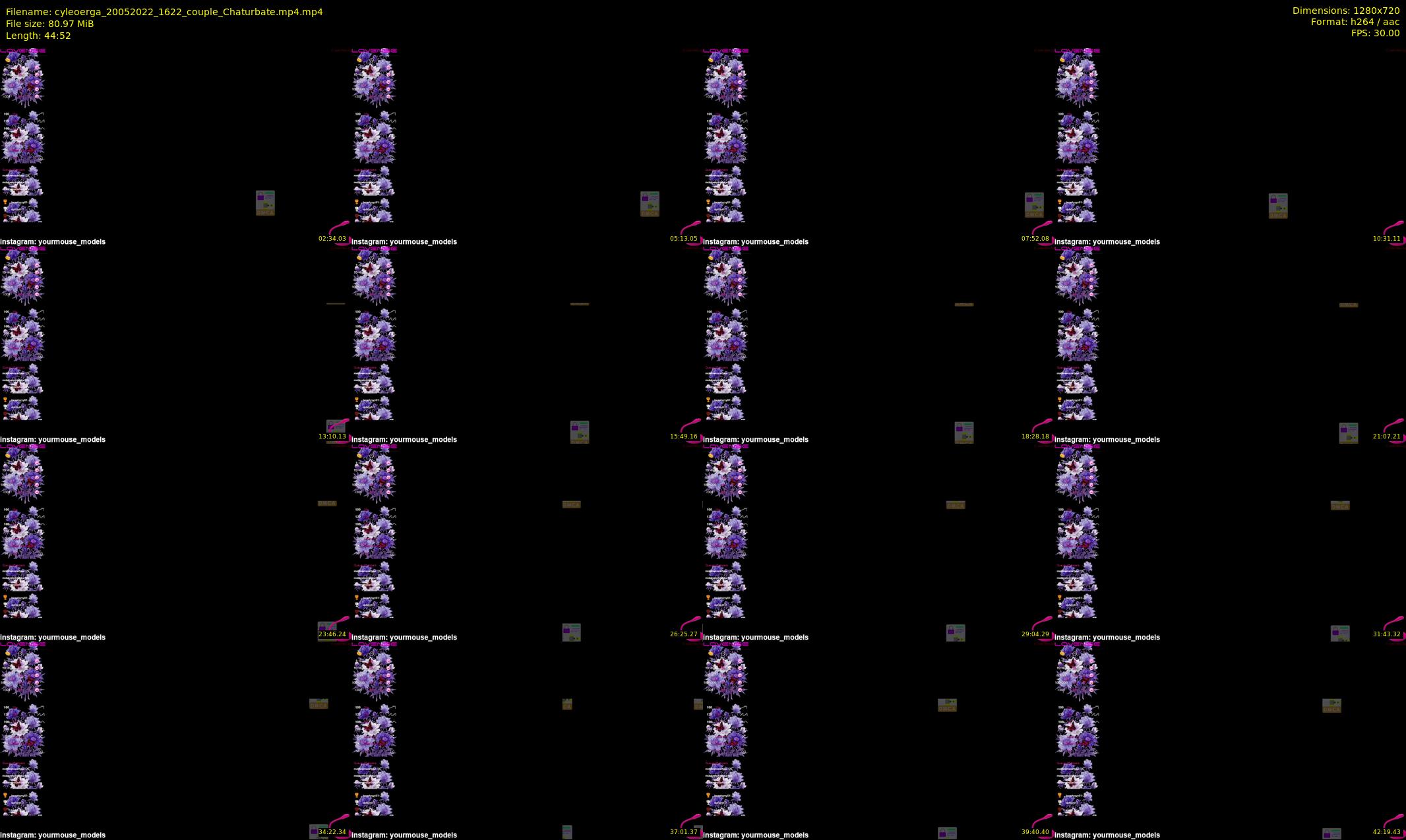 cyleoerga — 45 minute Chaturbate couple cam show recording, 720p, May 20, 2022