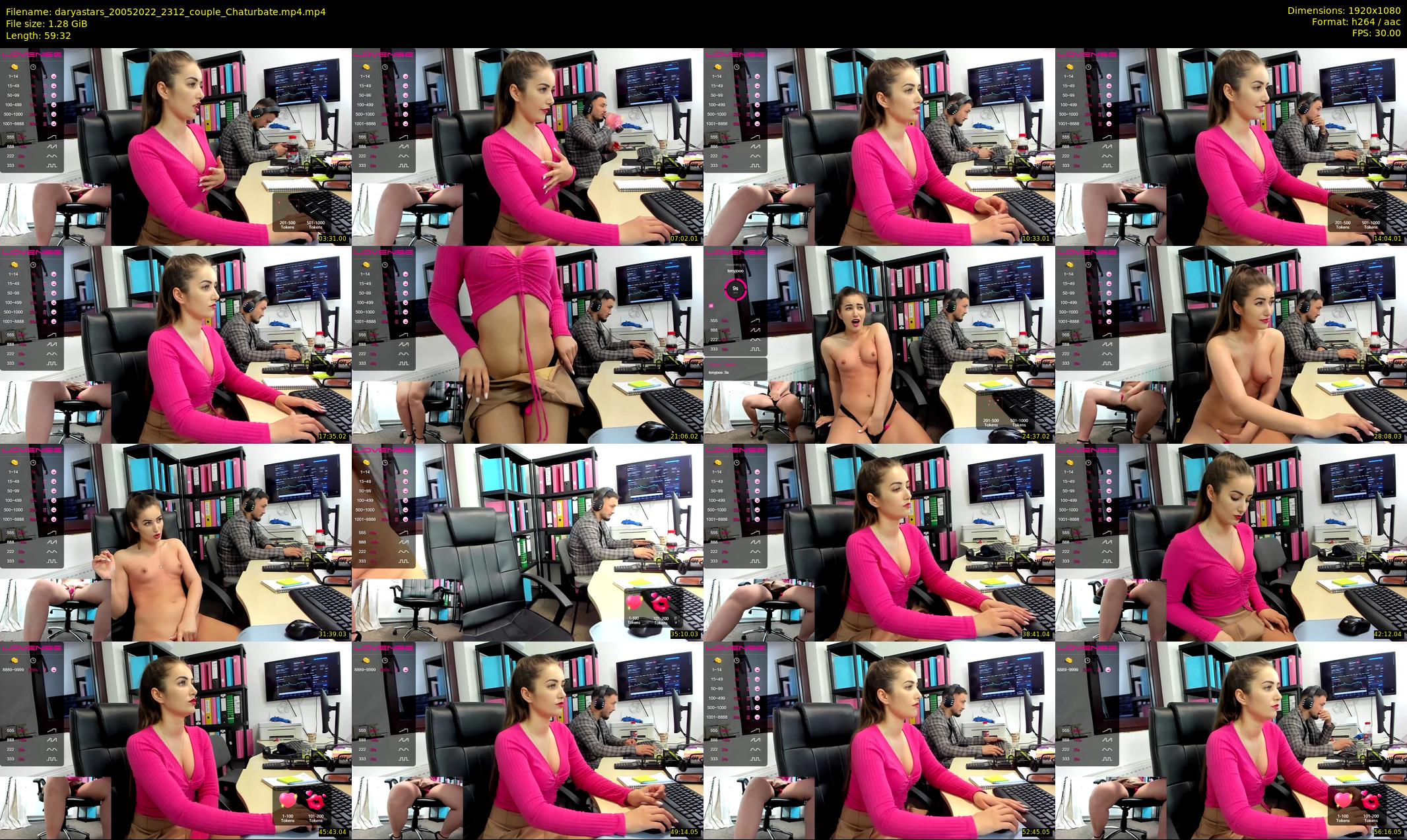 daryastars — 60 minute Chaturbate couple cam show recording, 1080p, May 20, 2022