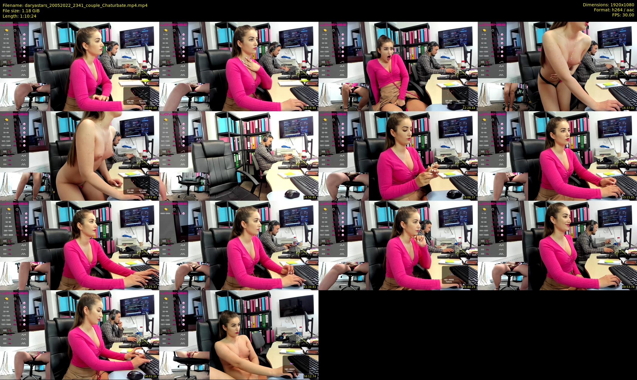 daryastars — 71 minute Chaturbate couple cam show recording, 1080p, May 20, 2022