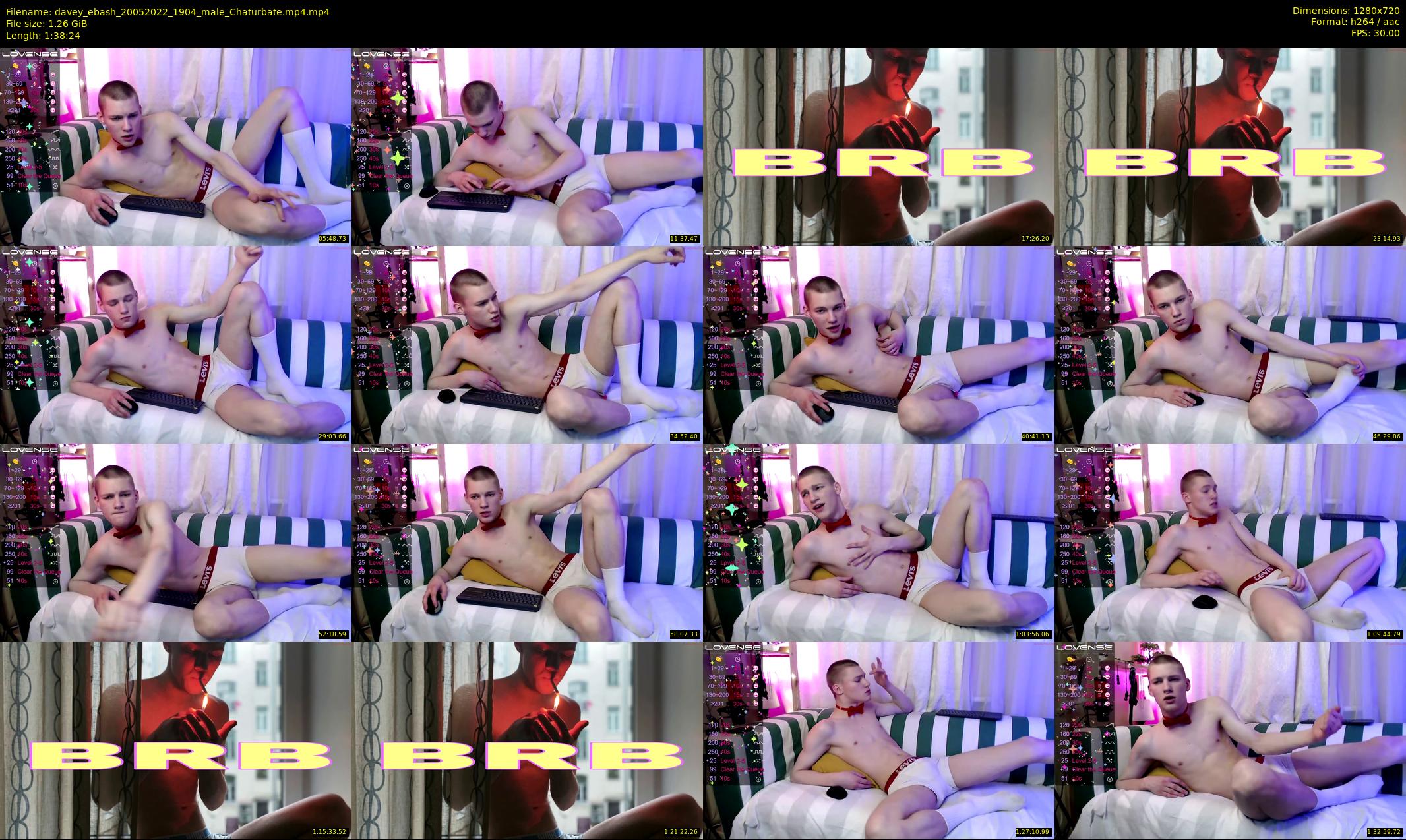 davey_ebash — 99 minute Chaturbate male cam show recording, 720p, May 20, 2022