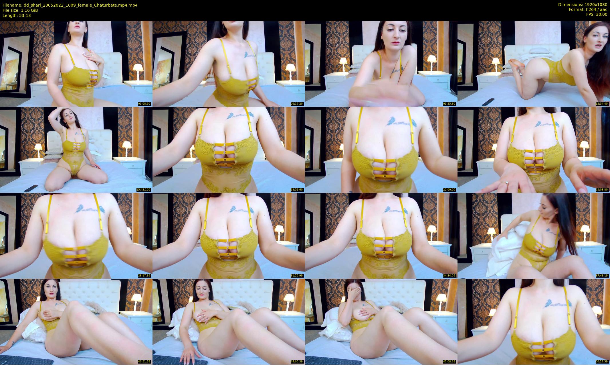 dd_shari — 54 minute Chaturbate female cam show recording, 1080p, May 20, 2022