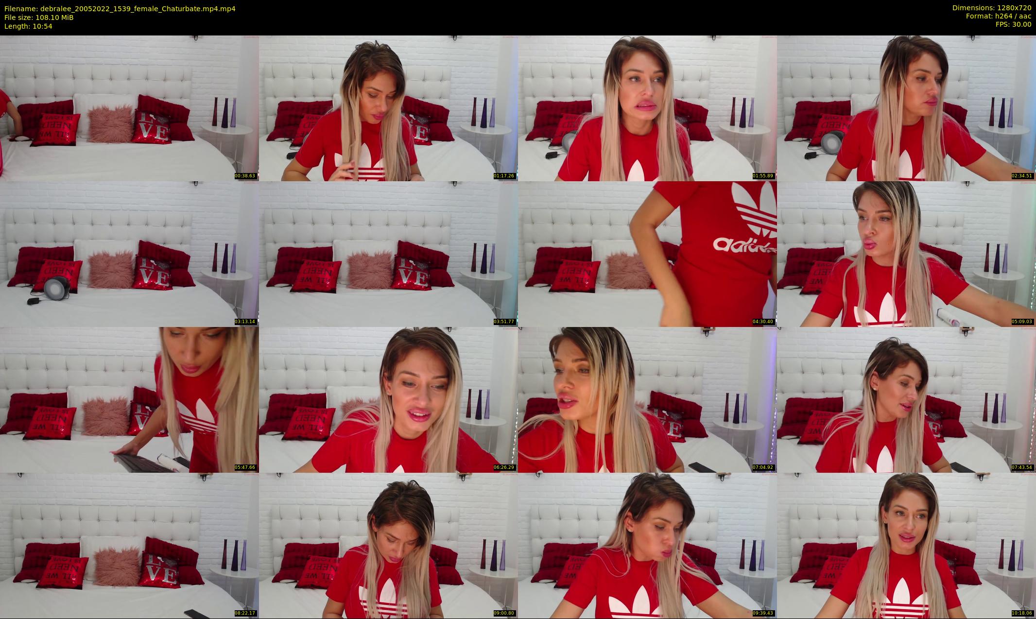 debralee — 11 minute Chaturbate female cam show recording, 720p, May 20, 2022