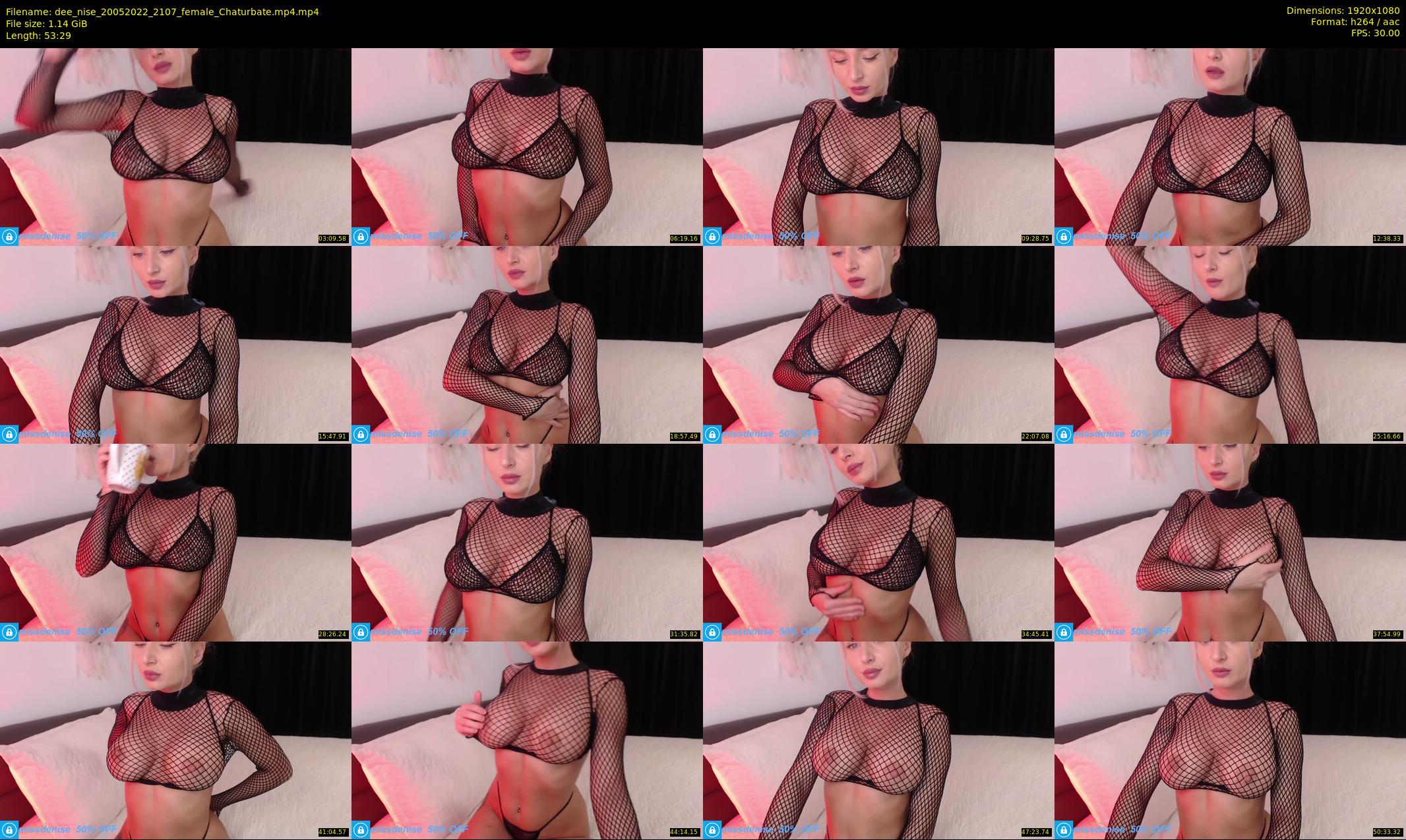 dee_nise — 54 minute Chaturbate female cam show recording, 1080p, May 20, 2022