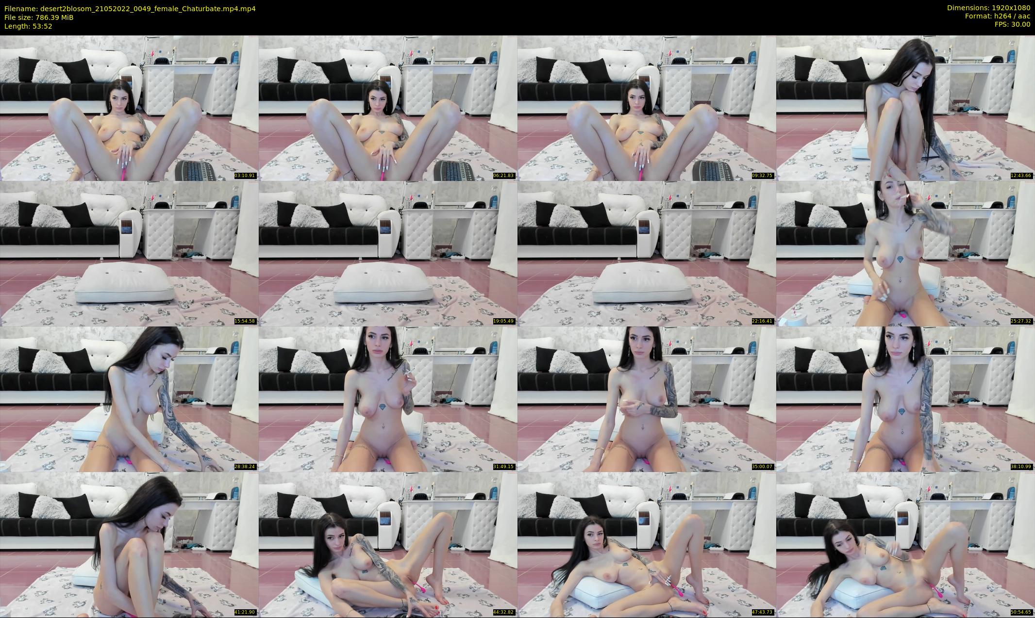 desert2blosom — 54 minute Chaturbate female cam show recording, 1080p, May 21, 2022