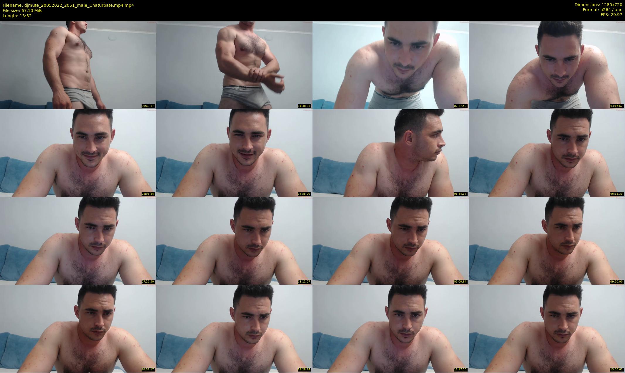djmute — 14 minute Chaturbate male cam show recording, 720p, May 20, 2022