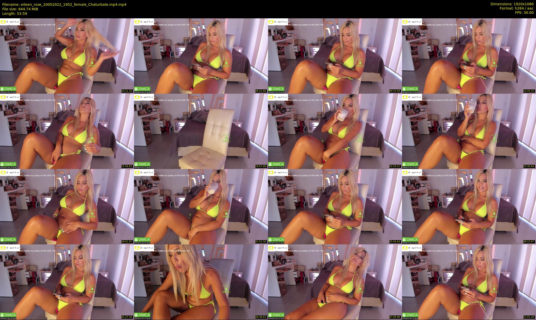 eileen_rose — 54 minute Chaturbate female cam show recording, 1080p, May 20, 2022