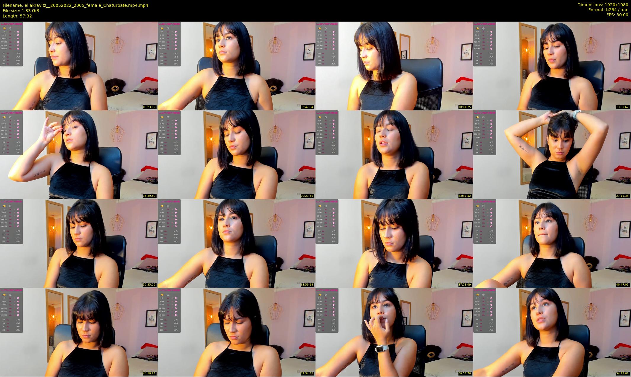 ellakravitz_ — 58 minute Chaturbate female cam show recording, 1080p, May 20, 2022