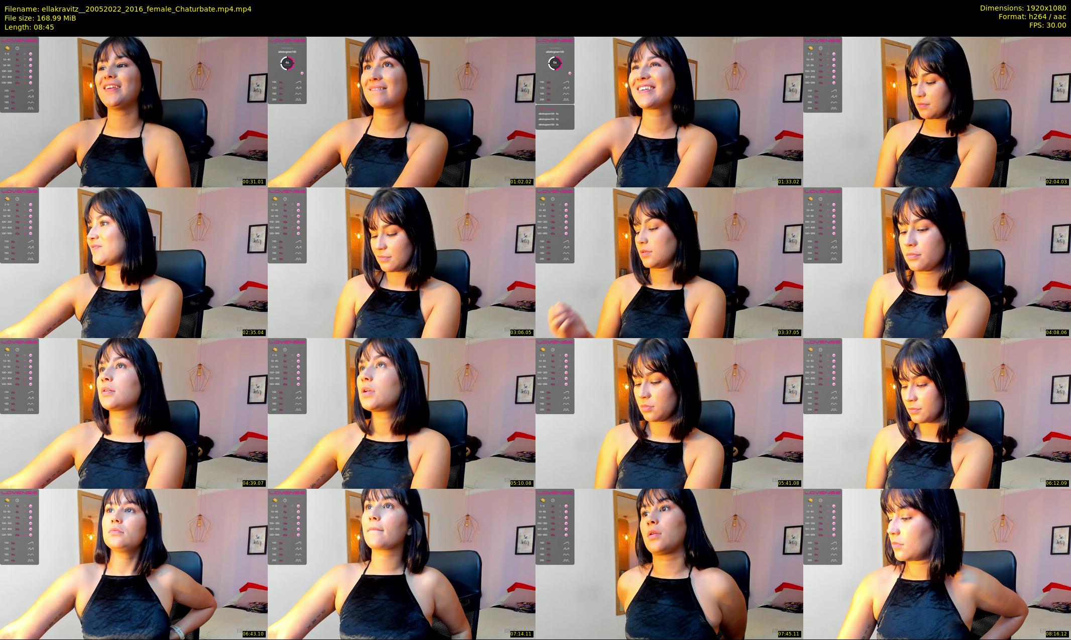 ellakravitz_ — 9 minute Chaturbate female cam show recording, 1080p, May 20, 2022
