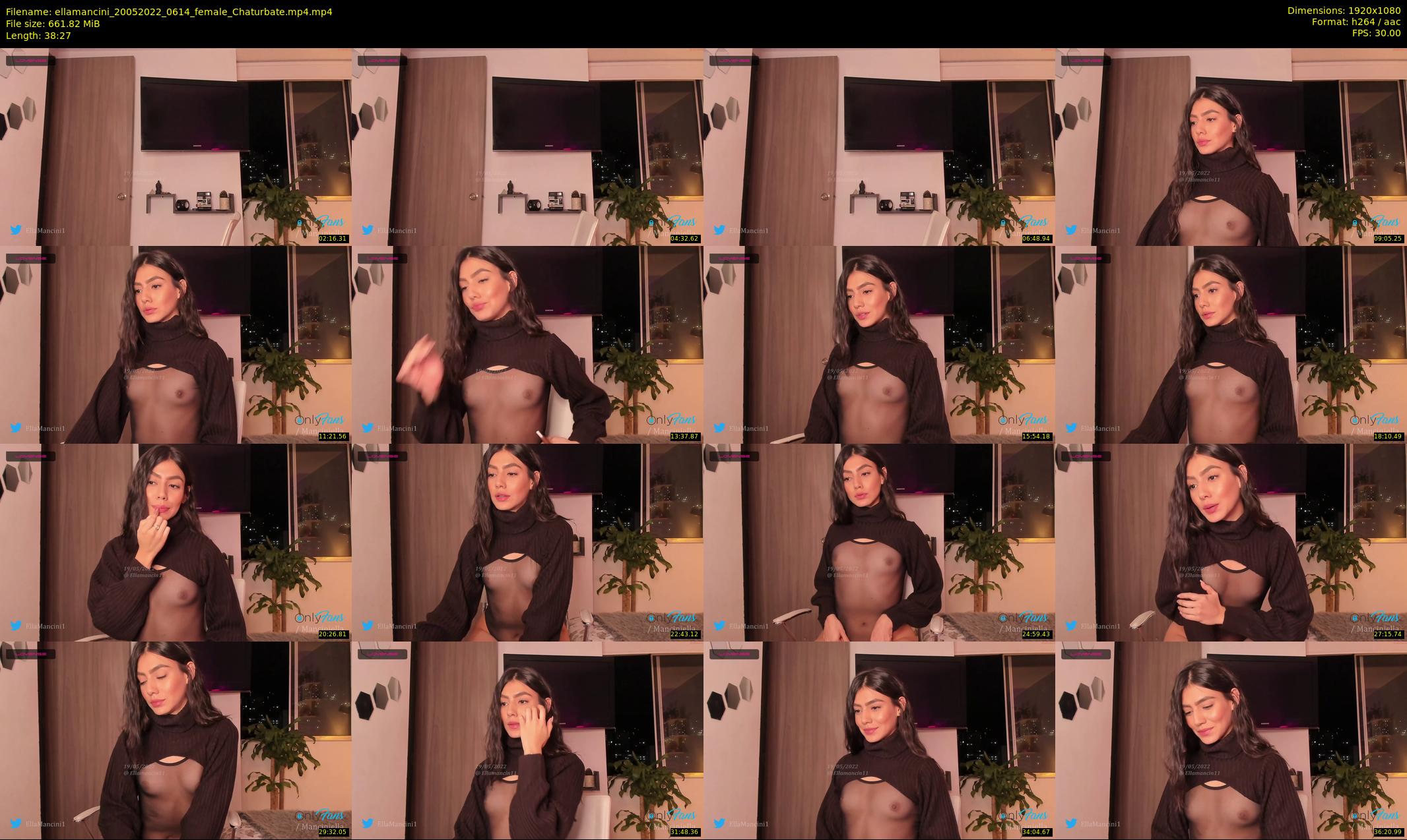 ellamancini — 39 minute Chaturbate female cam show recording, 1080p, May 20, 2022