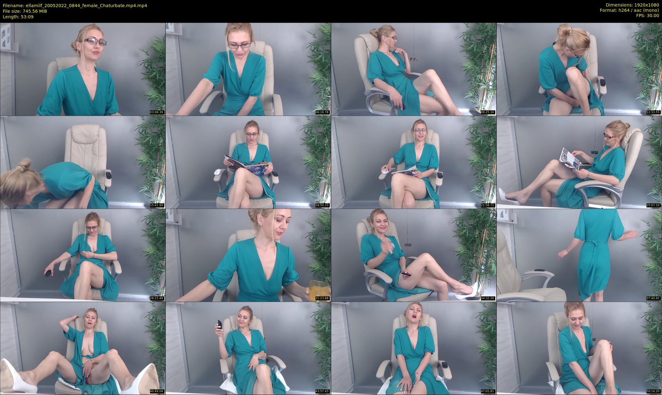 ellamilf — 54 minute Chaturbate female cam show recording, 1080p, May 20, 2022