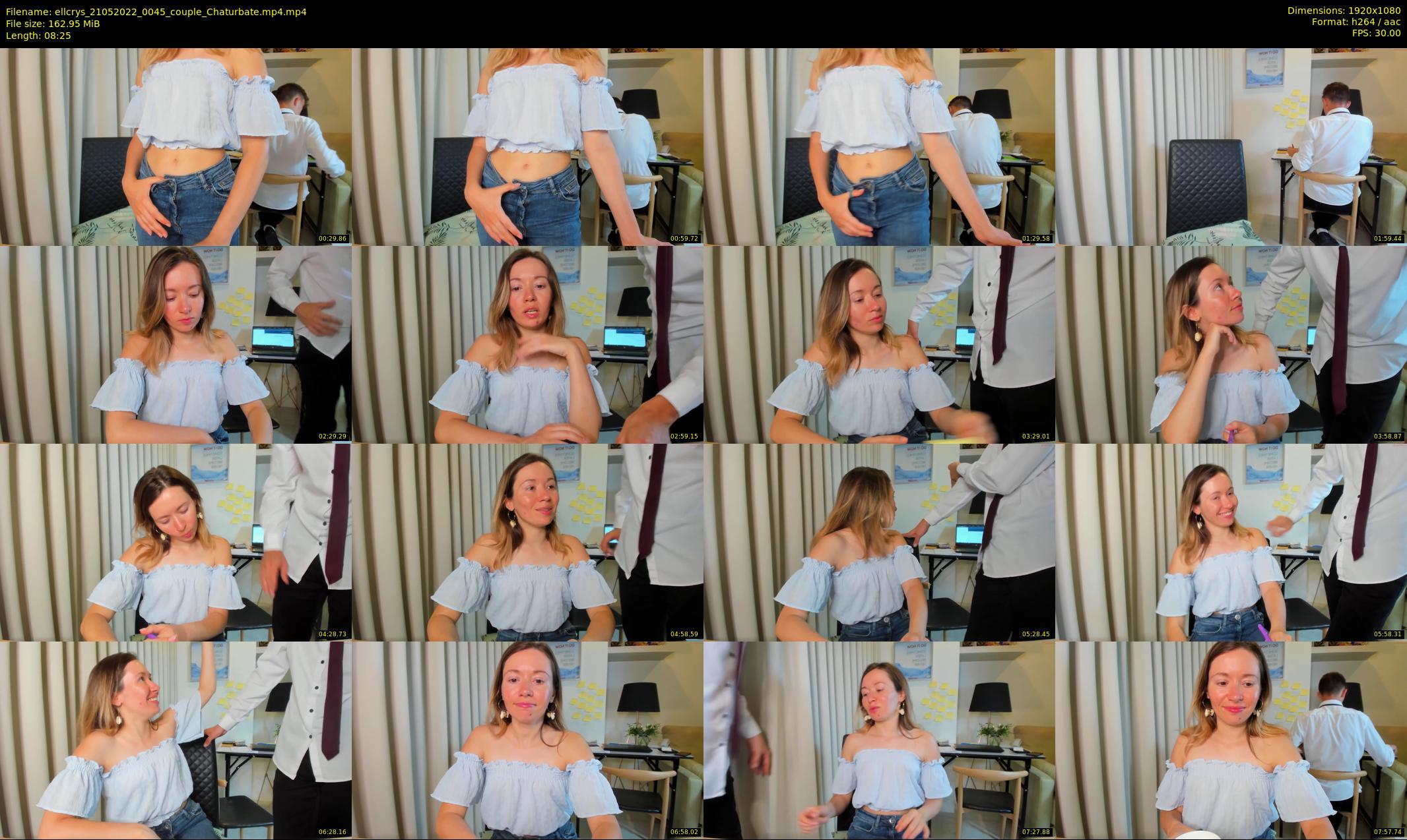 ellcrys — 9 minute Chaturbate couple cam show recording, 1080p, May 21, 2022