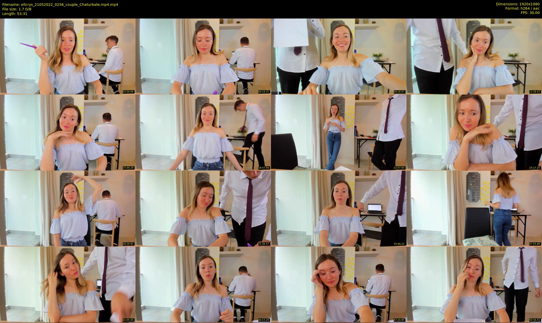 ellcrys — 54 minute Chaturbate couple cam show recording, 1080p, May 21, 2022