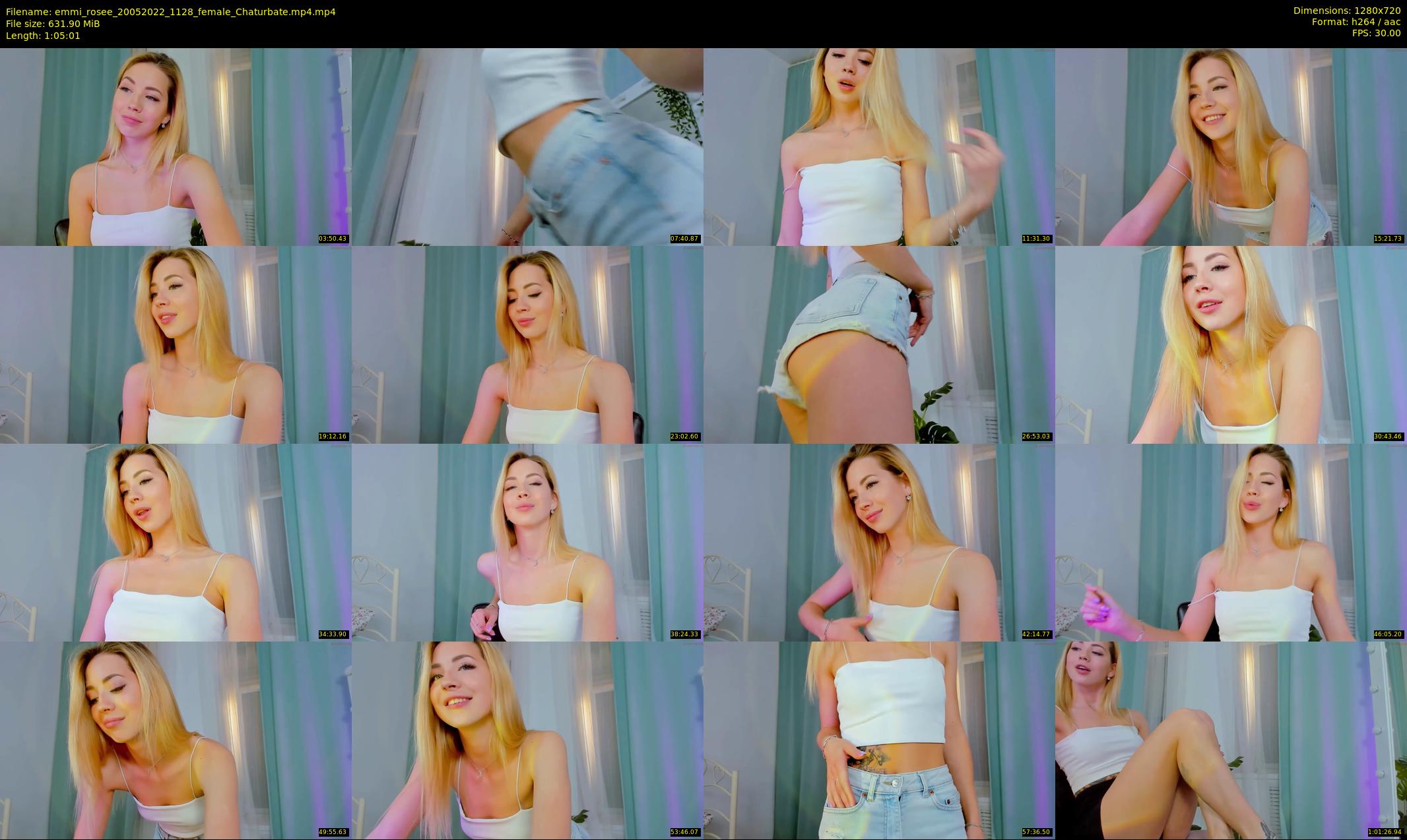 emmi_rosee — 66 minute Chaturbate female cam show recording, 720p, May 20, 2022
