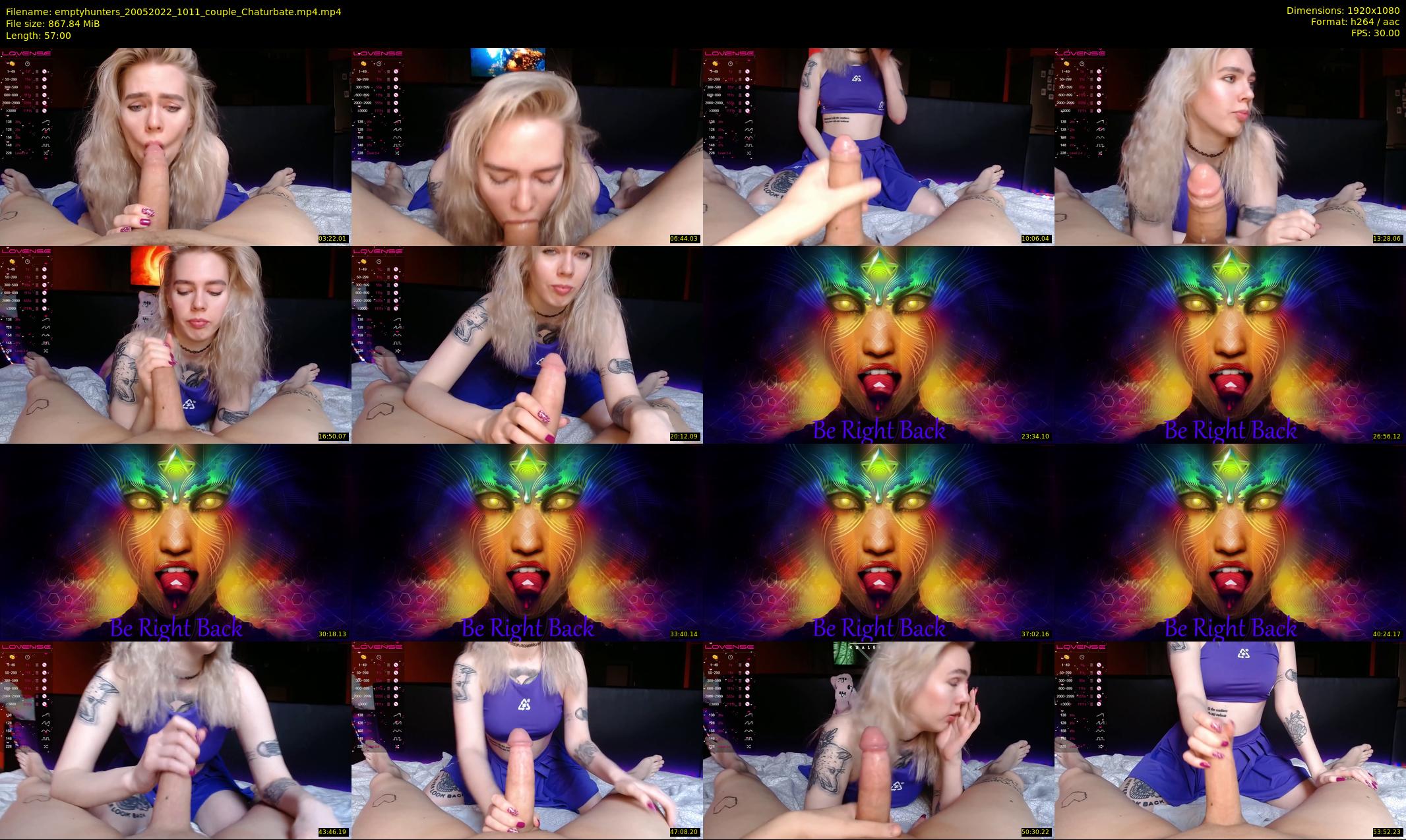 emptyhunters — 57 minute Chaturbate couple cam show recording, 1080p, May 20, 2022
