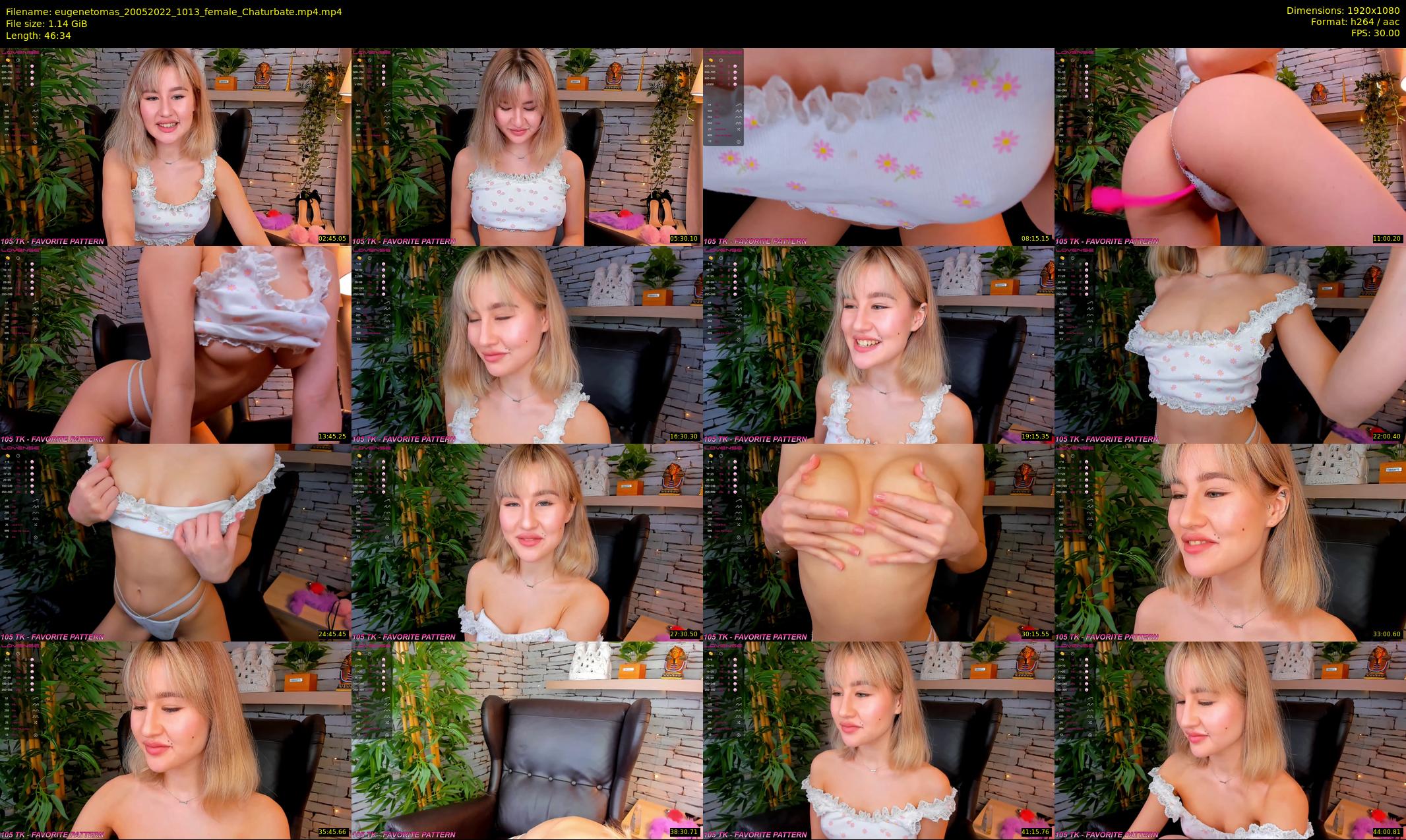 eugenetomas — 47 minute Chaturbate couple cam show recording, 1080p, May 20, 2022