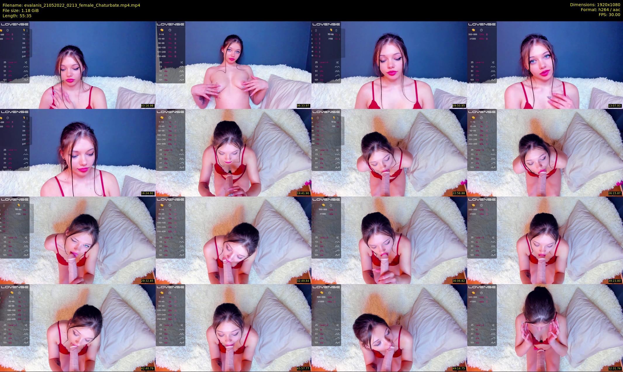 evalanis — 56 minute Chaturbate couple cam show recording, 1080p, May 21, 2022