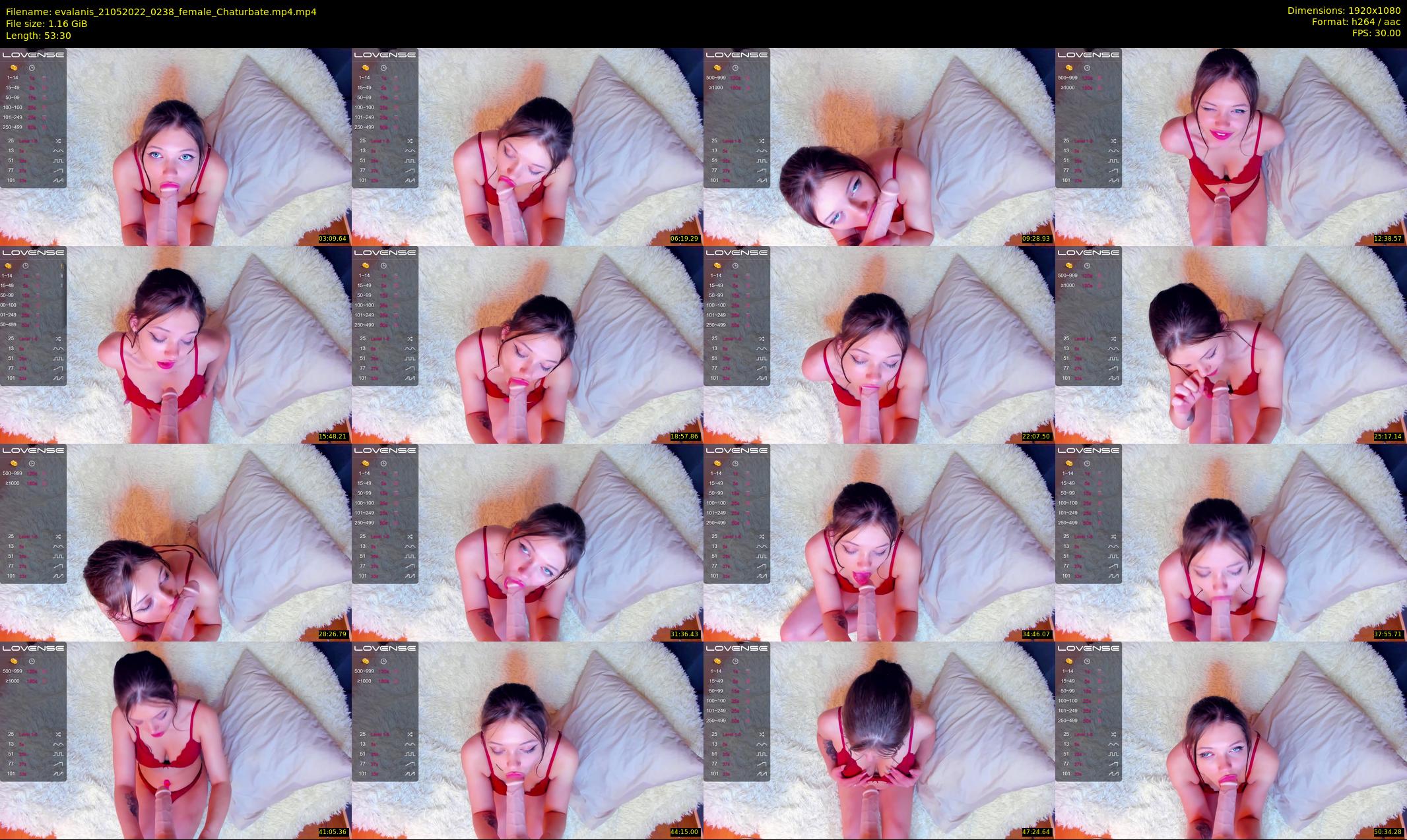 evalanis — 54 minute Chaturbate couple cam show recording, 1080p, May 21, 2022