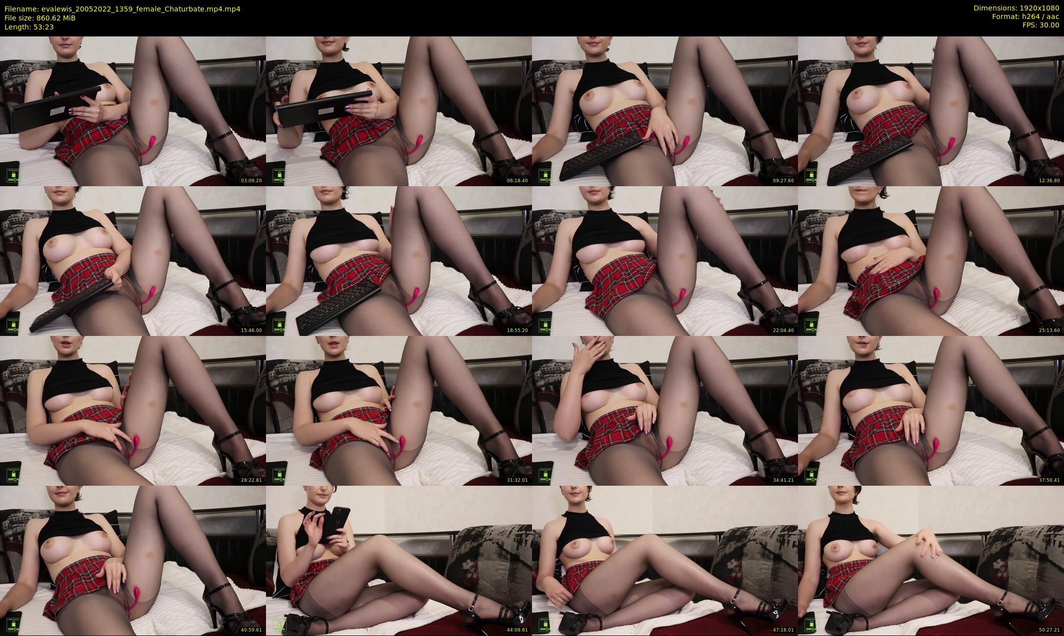 evalewis — 54 minute Chaturbate female cam show recording, 1080p, May 20, 2022