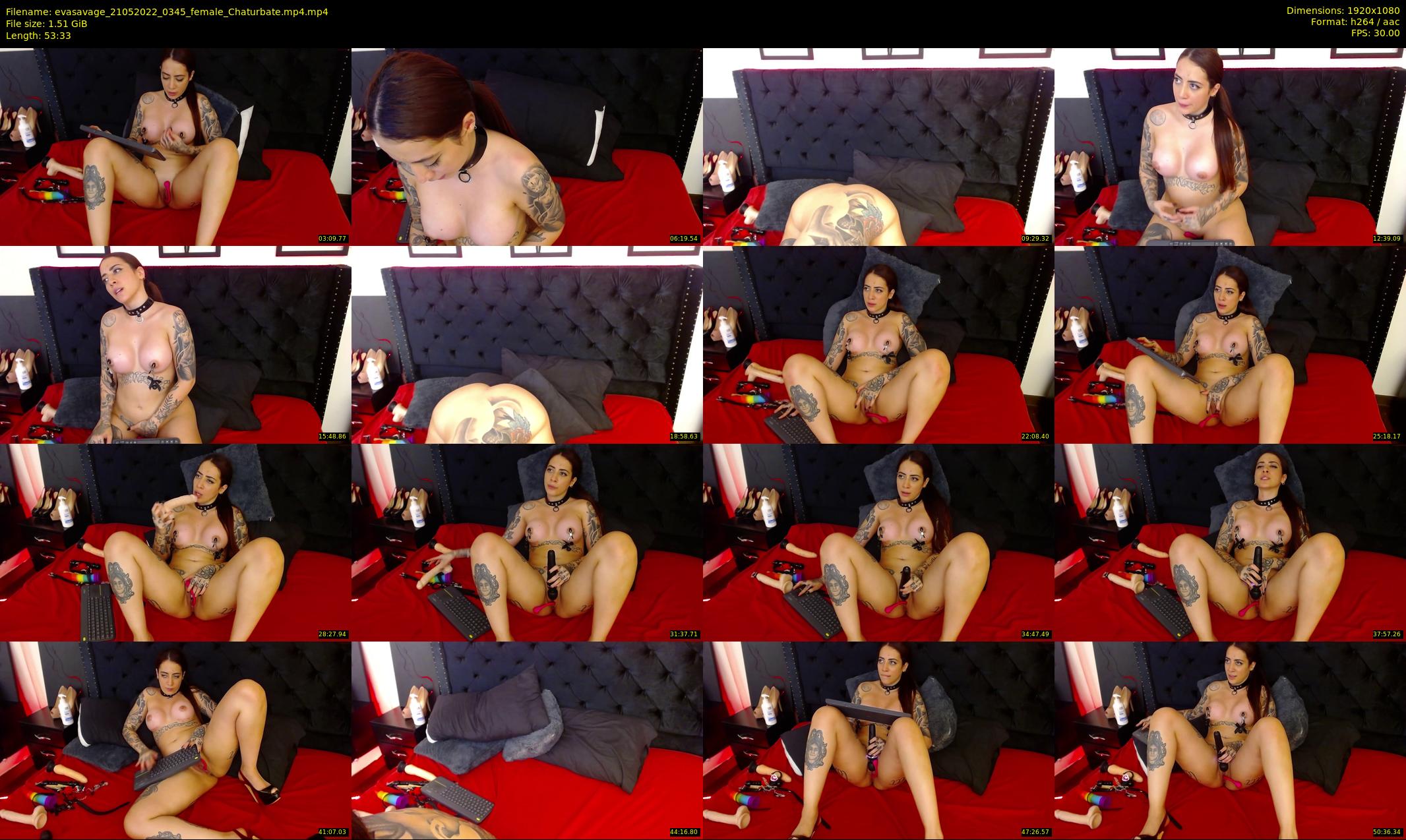 evasavage — 54 minute Chaturbate female cam show recording, 1080p, May 21, 2022