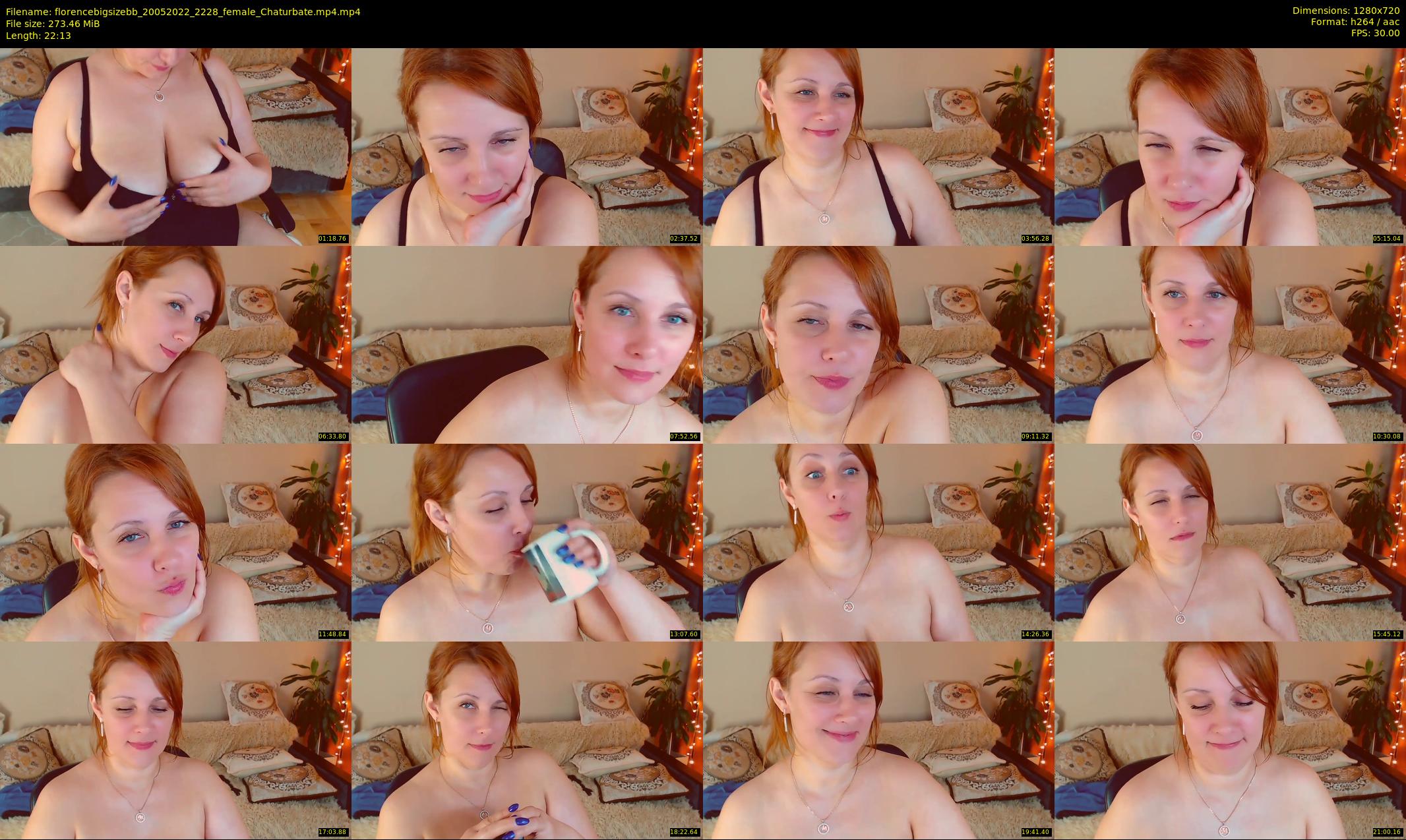 florencebigsizebb — 23 minute Chaturbate female cam show recording, 720p, May 20, 2022