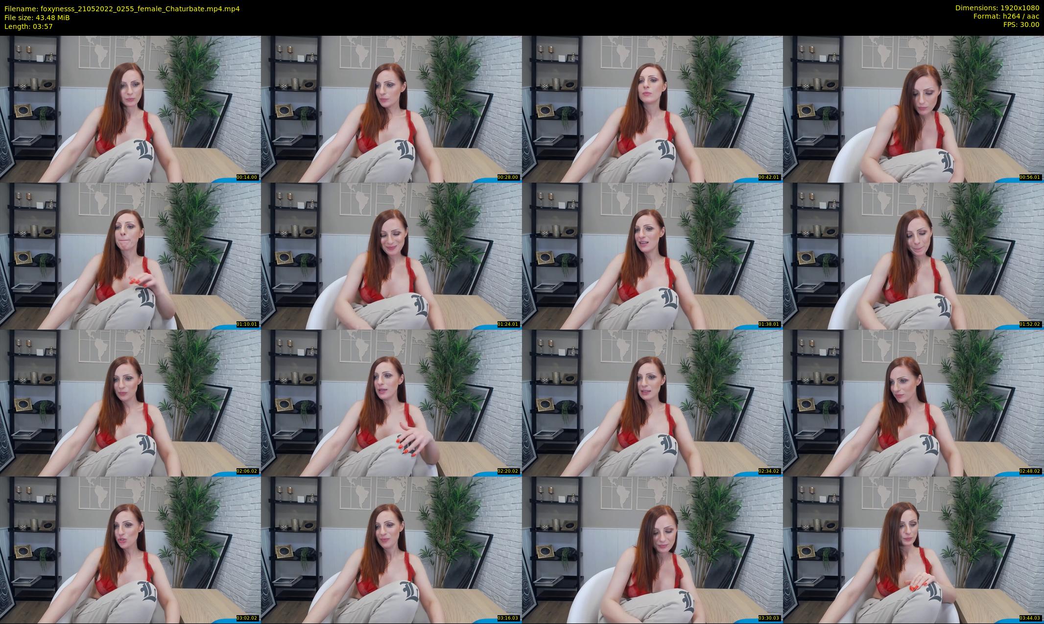 foxynesss — 4 minute Chaturbate female cam show recording, 1080p, May 21, 2022